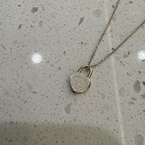 Return to Tiffany Heart Lock Necklace